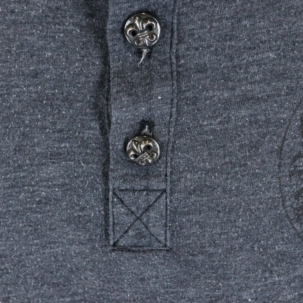 CHROME HEARTS (クロムハーツ) HENRY L/S T-SHIRT BSフレアボタン