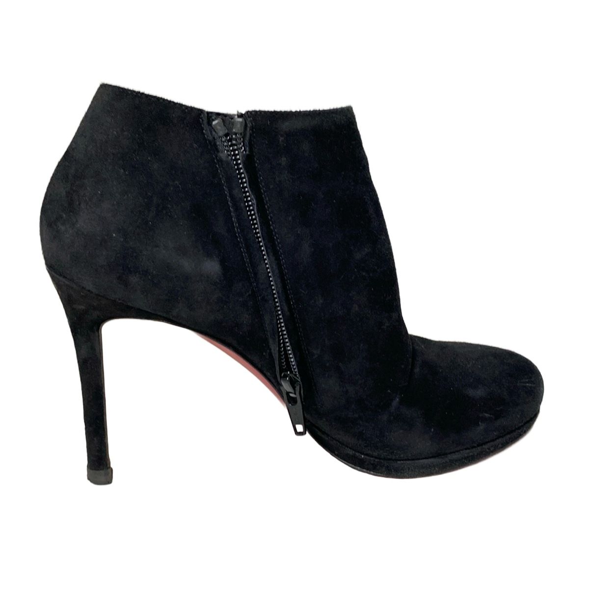 Christian Louboutin ブラックブーティ 37 Christian Louboutin☆ブラック☆ブーティ☆size 37