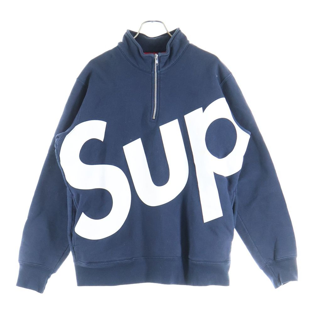 SUPREME (シュプリーム) Sup Half Zip Pullover フロントビッグロゴ