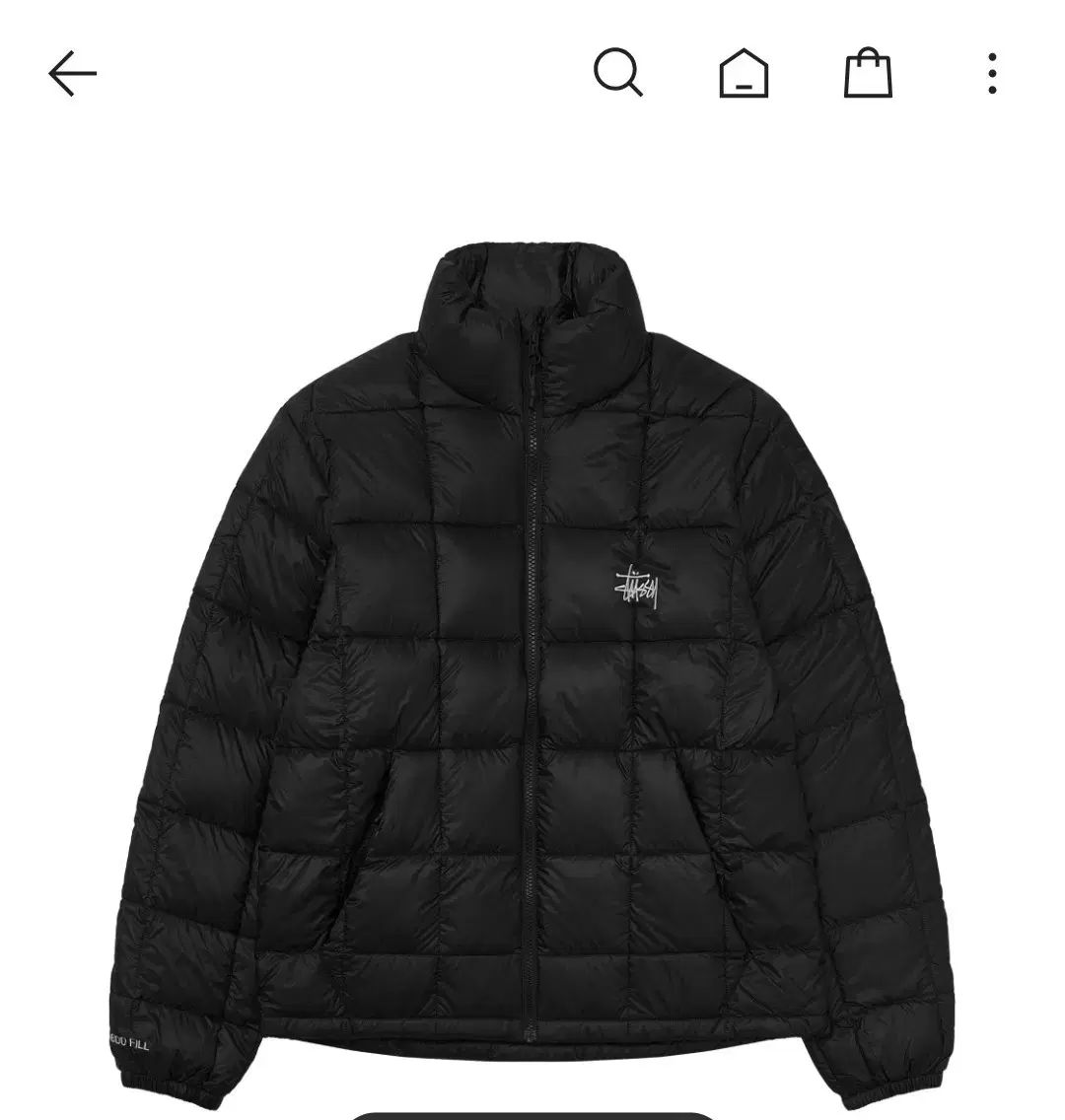 STUSSY ミッドウェイト ファー ブラック L サイズ - メルカリ