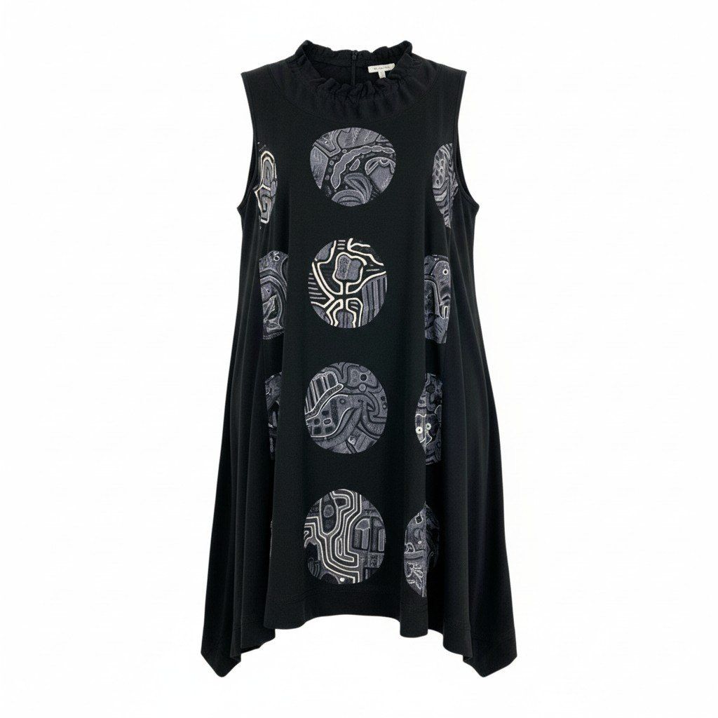 トクコプルミエヴォル　黒　ノースリーブ チュニック 9号 トクコ ワンピース、羽織りものにも9号黒 トクコプルミエヴォル TOKUKO