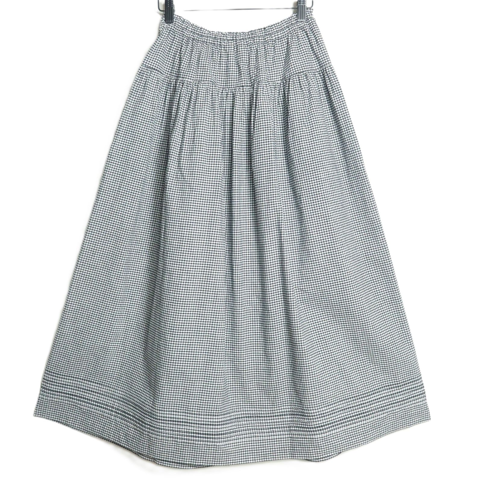 極美品・紙タグ有】ピンクハウス☆リボン付き♪ティアードスカート 黒