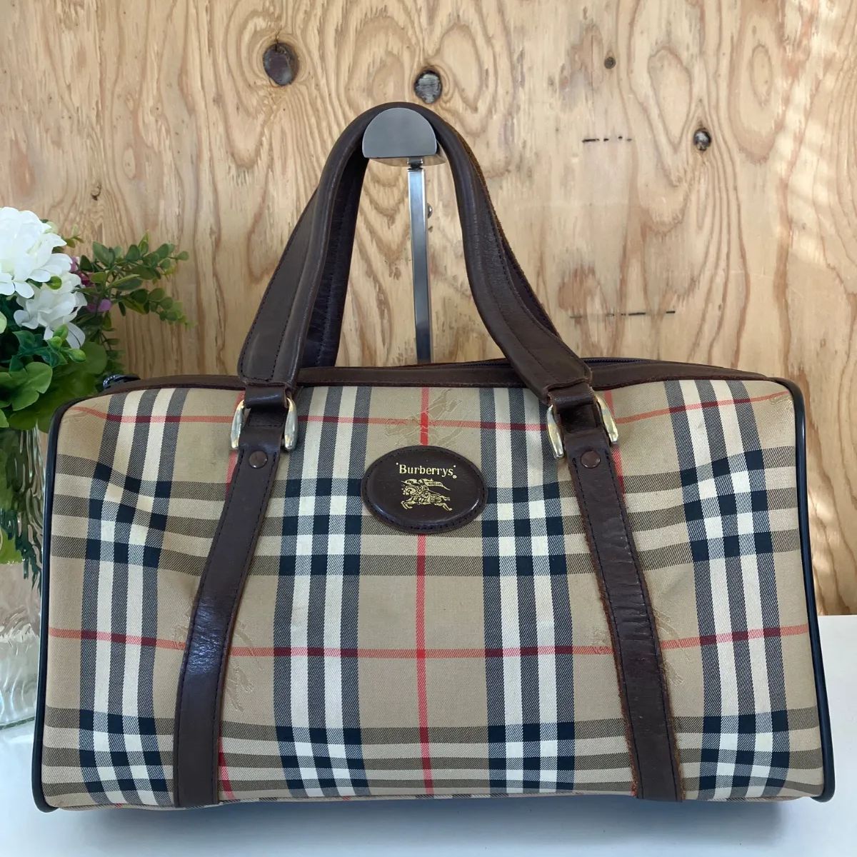 BURBERRY バーバリー ミニボストンバッグ ☆バーバリー ノバチェック