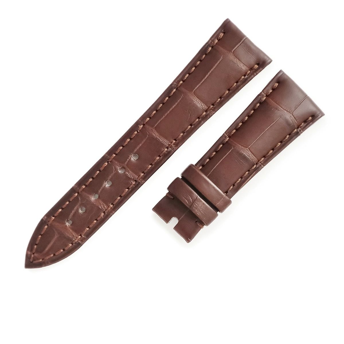 Breguet レザーベルト ブラウン ブレゲ BREGUET 腕時計パーツ 純正 クロコダイル ブラウン 未使用