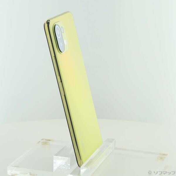 中古 Xiaomi Mi 11 Lite 5G シトラスイエロー 使用感あり 中古 Xiaomi