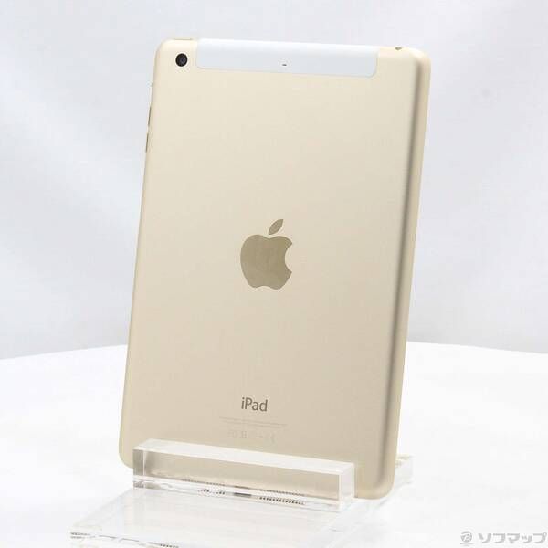 中古品〕 iPad mini 3 64GB ゴールド MGYN2J／A SoftBank【247