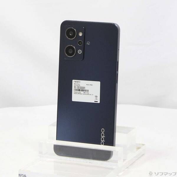 中古品〕 OPPO Reno7 A 128GB スターリーブラック OPG04 au SIMフリー