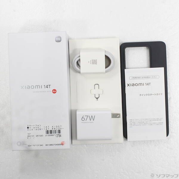 中古品〕 Xiaomi 14T 256GB チタンブルー XIG07 au SIMフリー【262