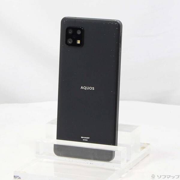 中古品〕 AQUOS sense6 64GB ブラック SHG05 au SIMフリー【368