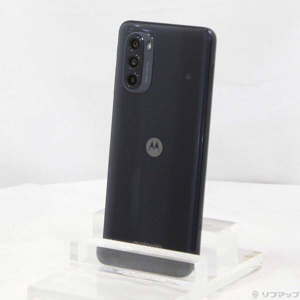 中古品〕 moto g52j 5G 128GB インクブラック PATM0000JP SIMフリー