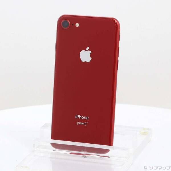 中古品〕 iPhone8 64GB プロダクトレッド MRRY2J／A SIMフリー【247