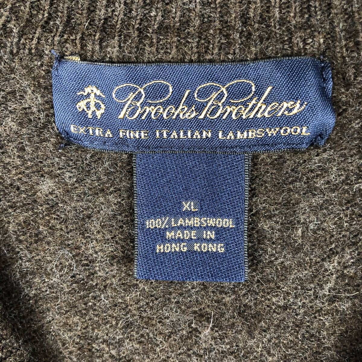 古着 ブルックスブラザーズ Brooks Brothers 346 アーガイル柄 Vネック