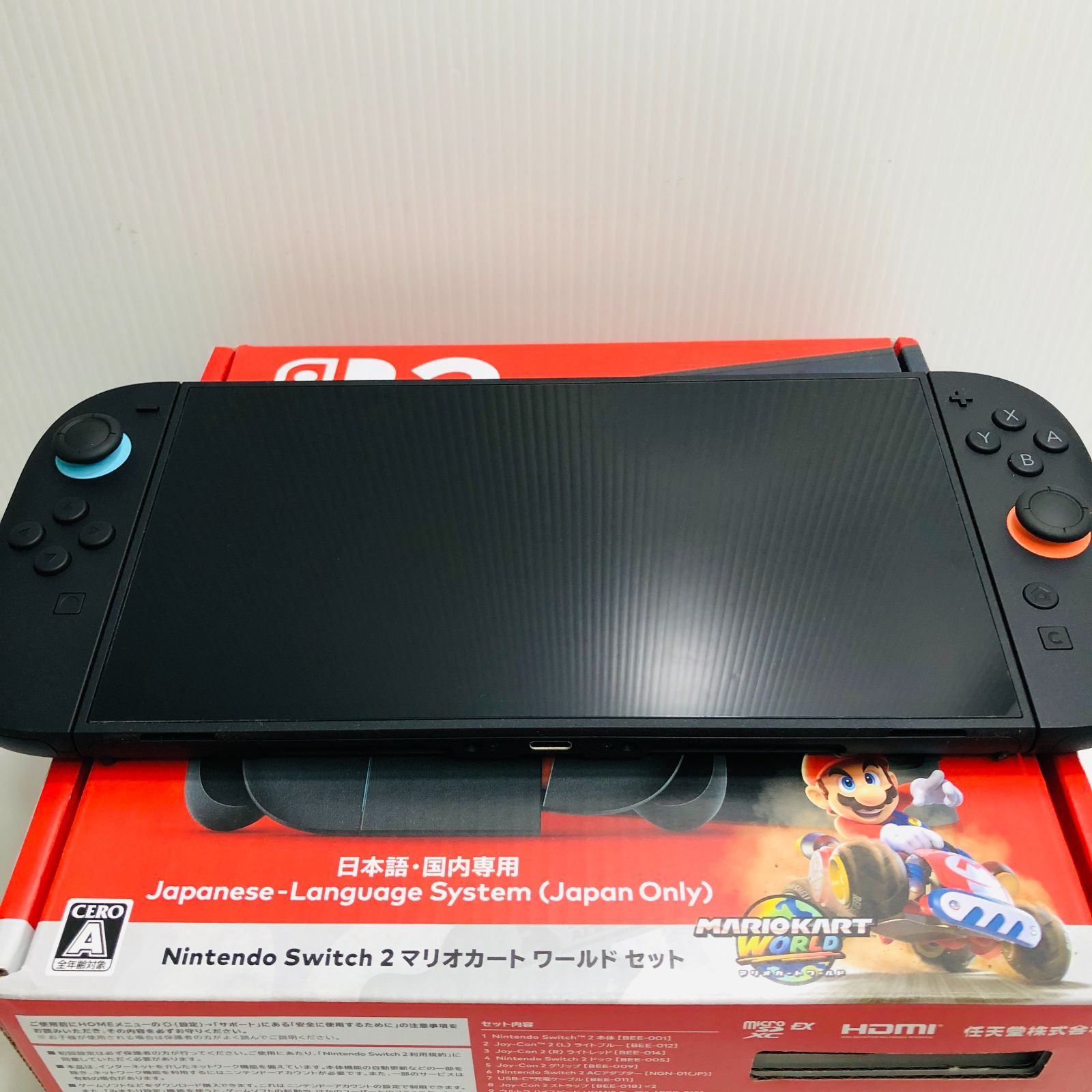 Nintendo Switch2 マリオカートセット ニンテンドースイッチ2 日本語
