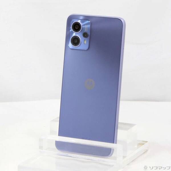 中古品〕 moto g13 128GB ラベンダーブルー PAWW0019JP SIMフリー【258