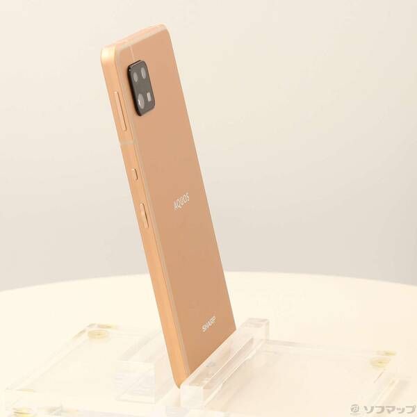 中古品〕 AQUOS sense6 64GB ライトカッパー SH-RM19 楽天 SIMフリー 