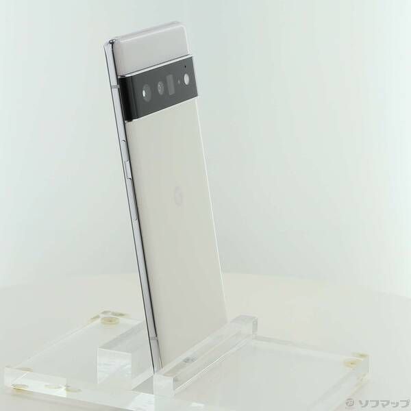 中古品〕 Google Pixel 6 Pro 128GB クラウディホワイト GF5KQ SIM