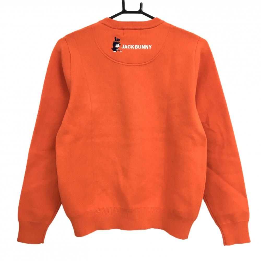 美品】ジャックバニー×ドラえもん セーター オレンジ×白 ニット