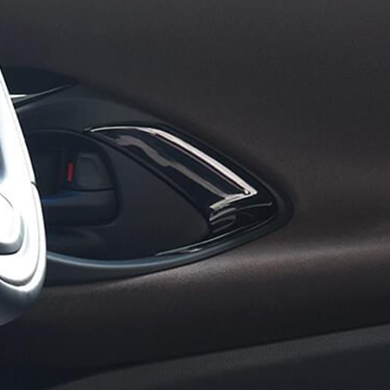 【送料無料】トヨタYaris Cross 内ドアボウル装飾フレーム 2点セット ABS製 碳纤維/光沢ブラック インテリアパネル ドア内装飾パーツZX03