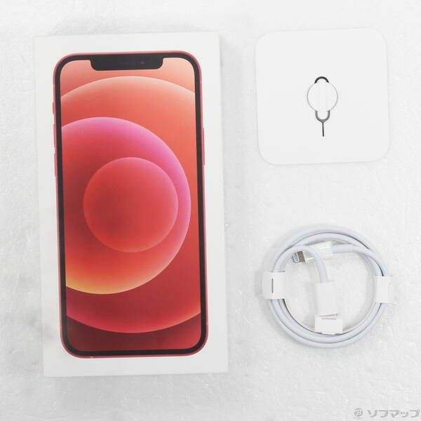 中古品〕 iPhone12 64GB プロダクトレッド MGHQ3J／A SIMフリー【349