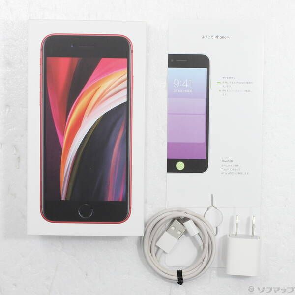 スマートフォン本体 iPhone 品〕 iPhone SE 第2世代 64GB プロダクトレッド MX9U2J／A SIMフリー