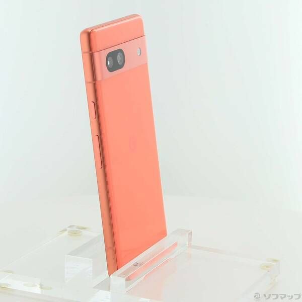 中古品〕 Google Pixel 7a 128GB コーラル GA04438-JP SIMフリー【305