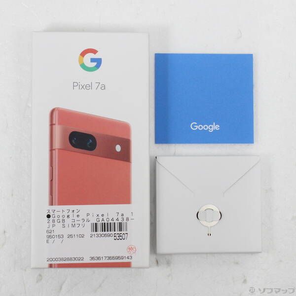 Google Pixel 7a コーラル 128GB SIMフリー 安心！当社1ヶ月保証付き】【整備済品】Google Pixel 7a 128GB Coral