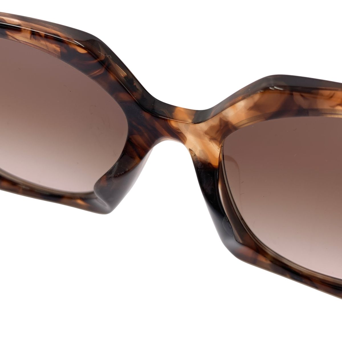 PRADA / プラダ | バイカラー べっ甲 フォックス アイウェア