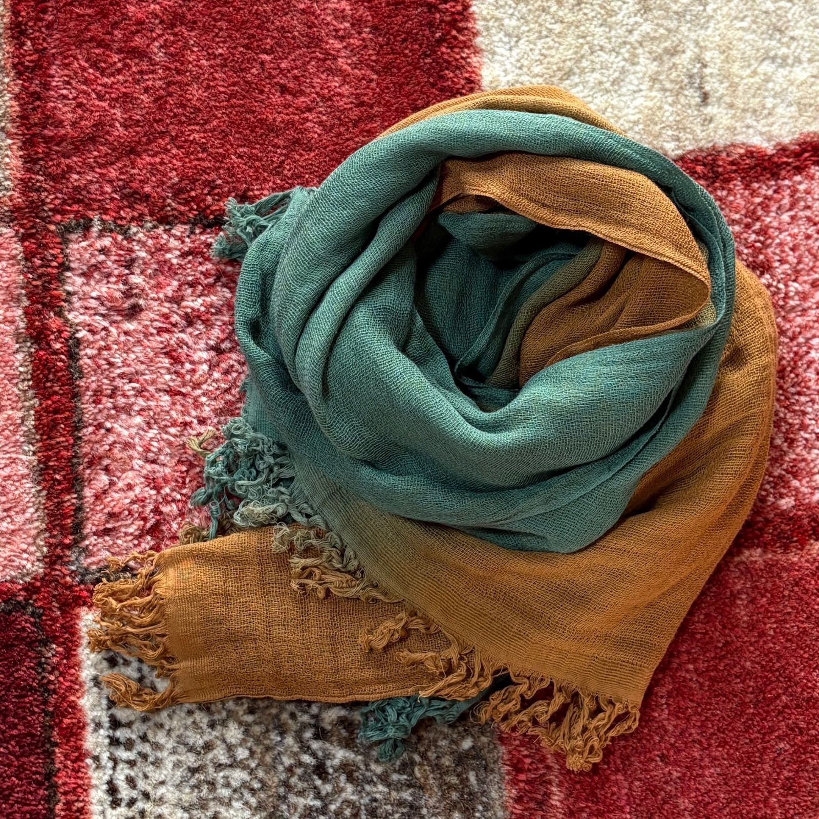 s45【sato】手染め 【知多木綿】ふんわりボリューミー ダブルガーゼ