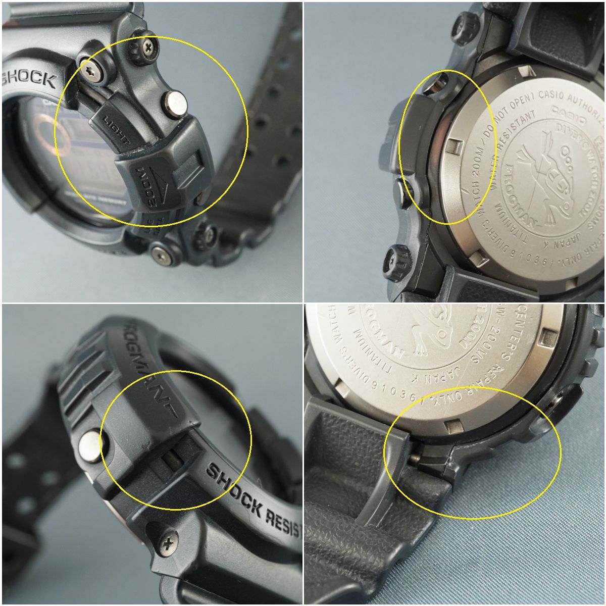 CASIO G-SHOCK 腕時計 USED美品 GW-200MS FROGMAN MASTER OF G