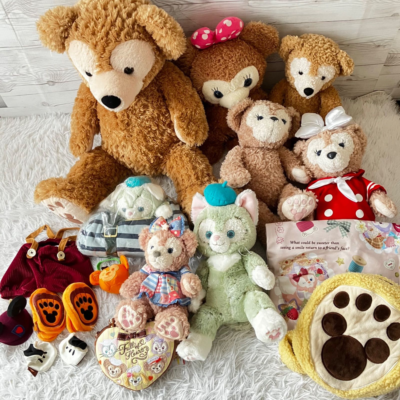 ディズニー Disney ダッフィー シェリーメイ ぬいぐるみ ディズニーリゾート限定多数あり  ハロウィン着せ替え 12点セット 12