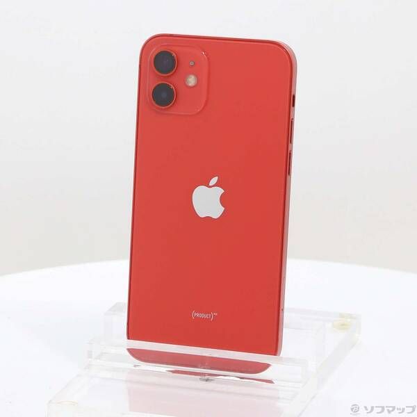 中古品〕 iPhone12 128GB プロダクトレッド MGHW3J／A SIMフリー【297