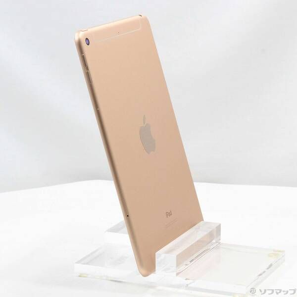 iPad mini 第5世代 64GB ゴールド MUX72J／A 本体のみ iPad mini 5 Wi-Fi + Cellular 64GB - ゴールド [整備済製品] - Apple