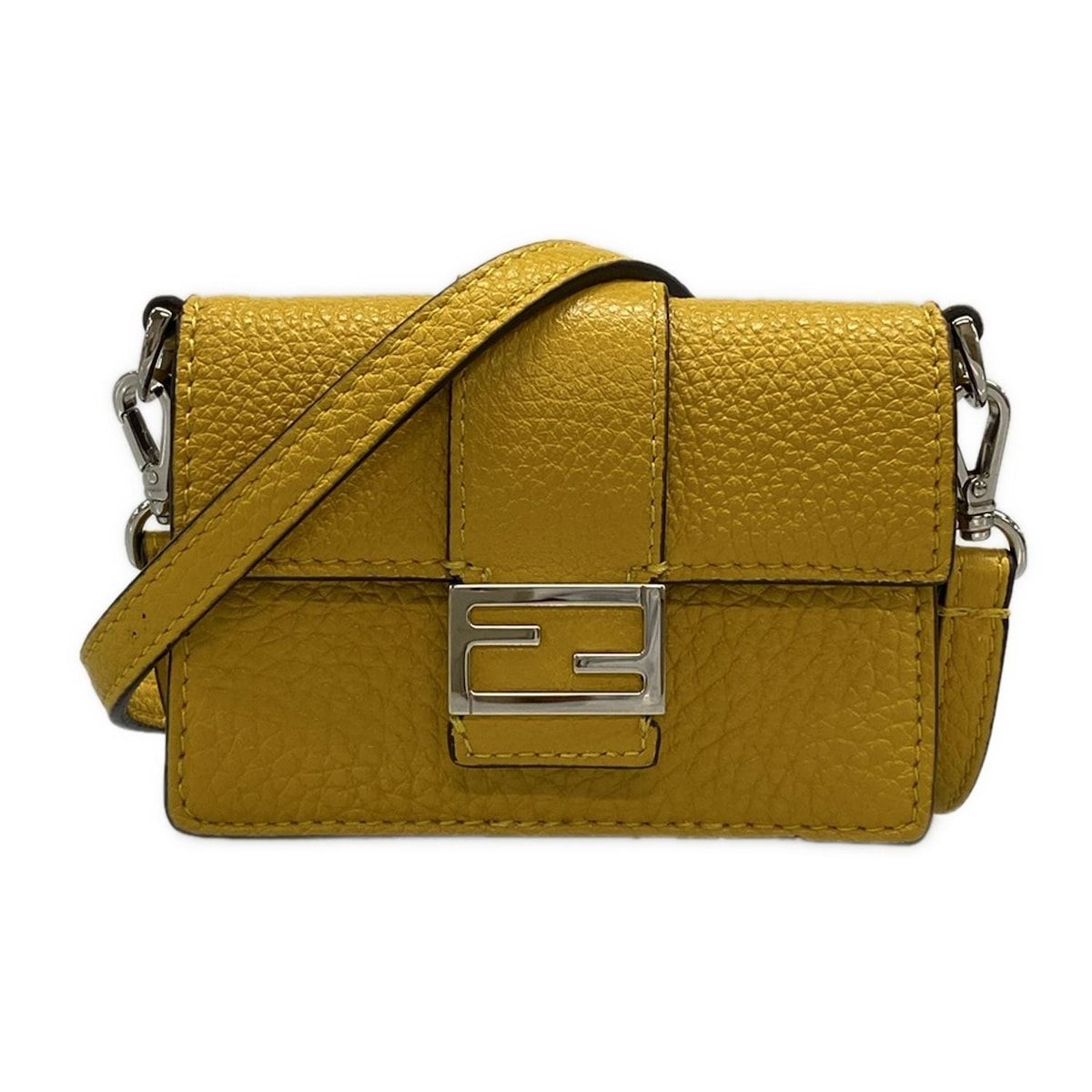 FENDI(フェンディ) ショルダーバッグ マイクロ フラット バゲット