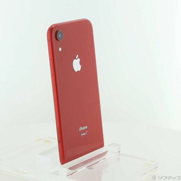 中古品〕 iPhoneXR 64GB プロダクトレッド MT062J／A SIMフリー【258