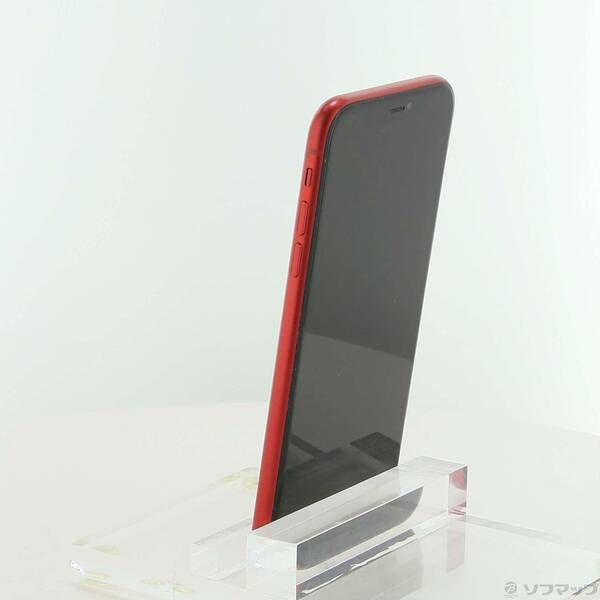 中古品〕 iPhoneXR 64GB プロダクトレッド MT062J／A SIMフリー【258