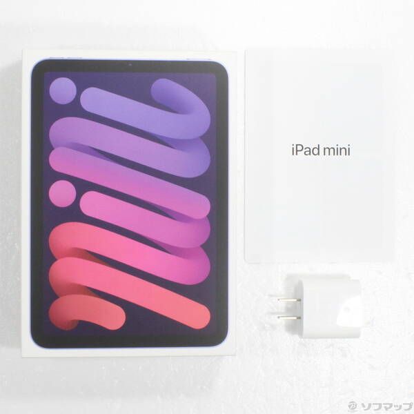 中古品〕 iPad mini 第6世代 256GB パープル MK7X3J／A Wi-Fi【198