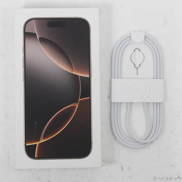 中古品〕 iPhone16 Pro 256GB デザートチタニウム MYN23J／A SIMフリー