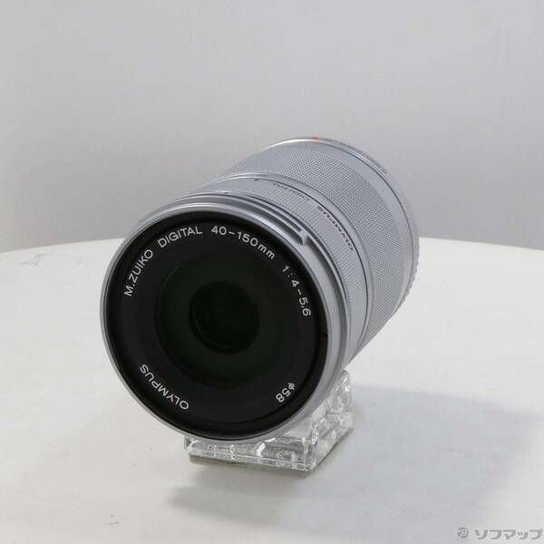 中古品〕 M.ZUIKO DIGITAL ED 40-150mm F4.0-5.6R SLV シルバー【196