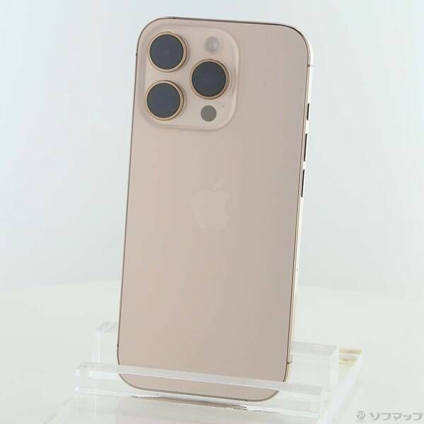 中古品〕 iPhone16 Pro 256GB デザートチタニウム MYN23J／A SIMフリー