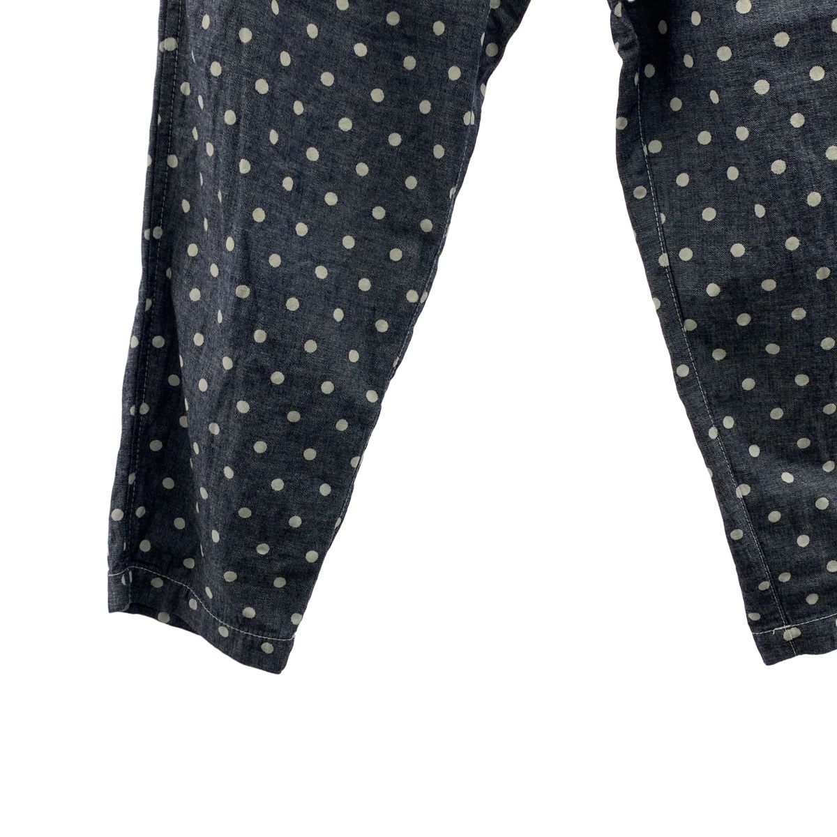 トリココムデギャルソン ジャガード織り タックパンツ テーパード