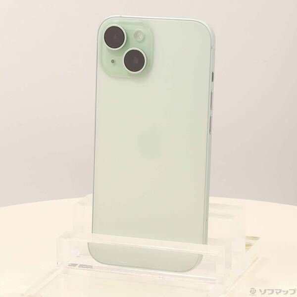 iPhone 中古 中古品〕 iPhone15 256GB グリーン MTMT3J／A SIMフリー【262】 - メルカリ