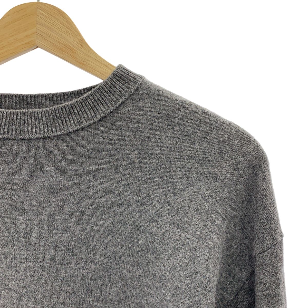 ENFÖLD グレー セーター 38 中古・古着通販】ENFOLD (エンフォルド) 厚手ニット グレー サイズ:38