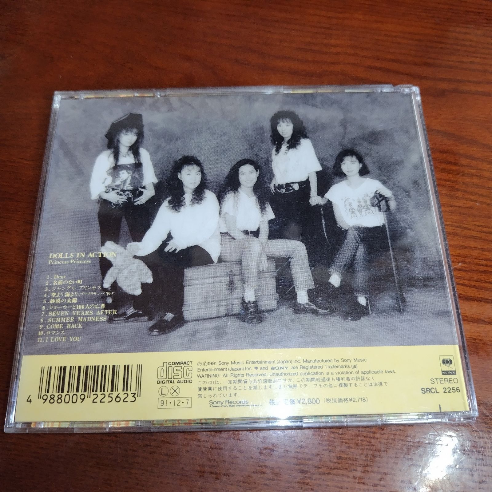 プリンセス・プリンセス「ドールズ・イン・アクション」中古CD ロック