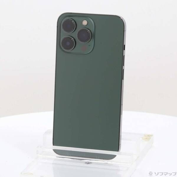 中古 iPhone13 Pro Max 1TB アルパイングリーン SIMフリー 中古品〕 iPhone13 Pro 128GB アルパイングリーン MNDX3J／A SIMフリー