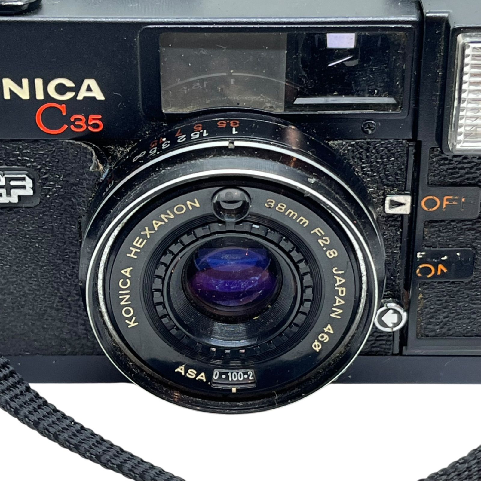 管2511-271】動作未確認☆Konica-Minolta コニカ KONICA C35 EF 38mm