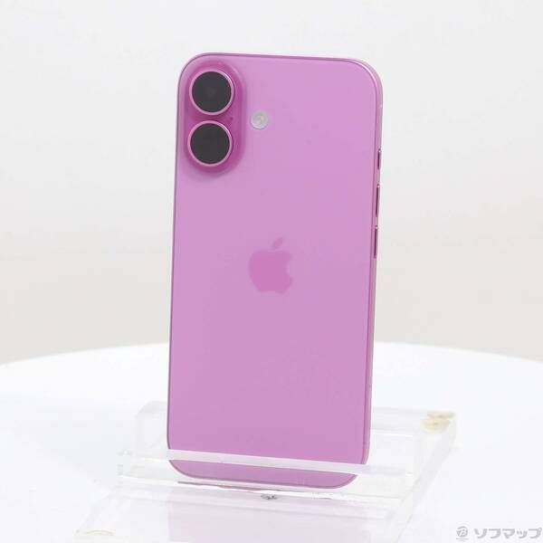 iPhone16 ピンク 128GB SIMフリー　美品 iPhone16 128GB【国内版SIMフリー】【新品 未開封】Pink ピンク MYDT3J