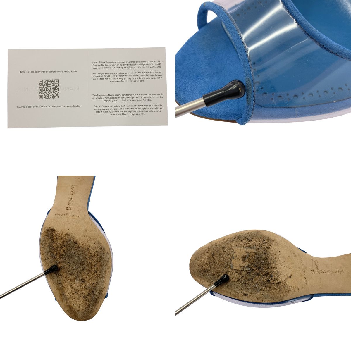 MANOLO BLAHNIK / マノロブラニク | JADIHA クリア オープントゥ