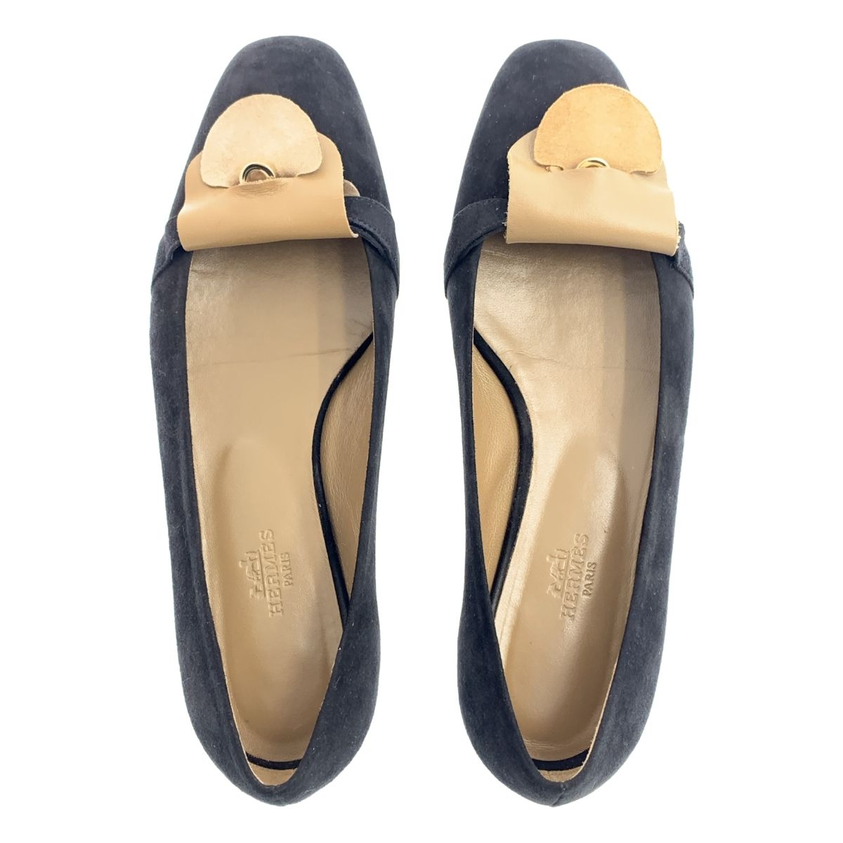 レザー ラウンドトゥ