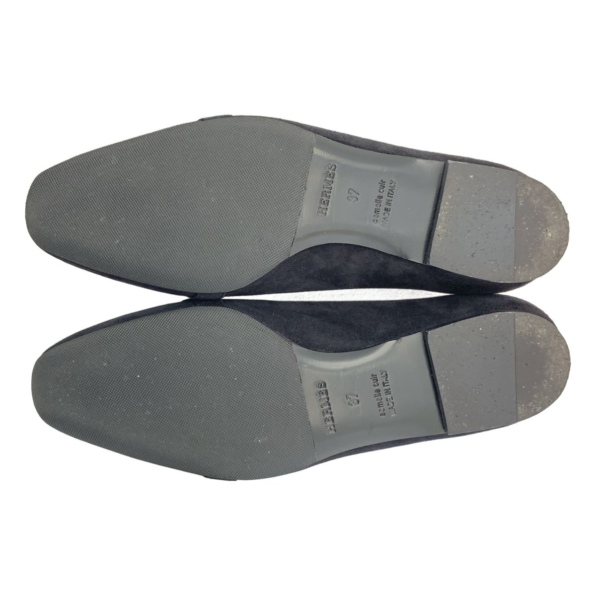 HERMES / エルメス | ケリー レザー ラウンドトゥ フラット パンプス