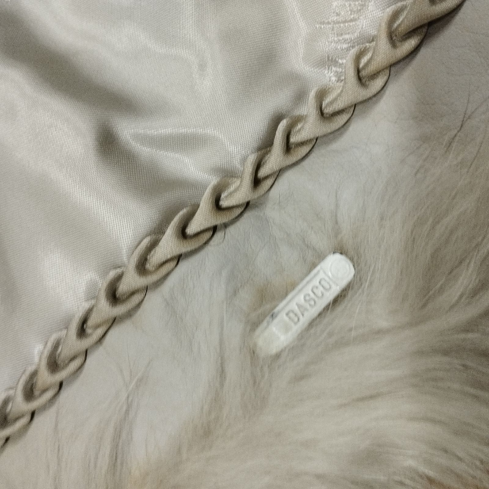 リアルムートン ブルーフォックスファー 羊革100%